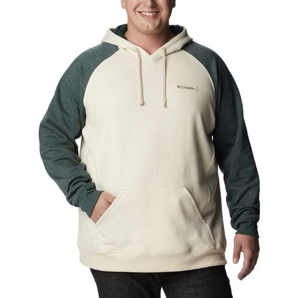 Columbia Men's XXL Hart‎ Mountain II Hoodie Oatmeal Heather/ Spruce Heather - Picture 1 of 11